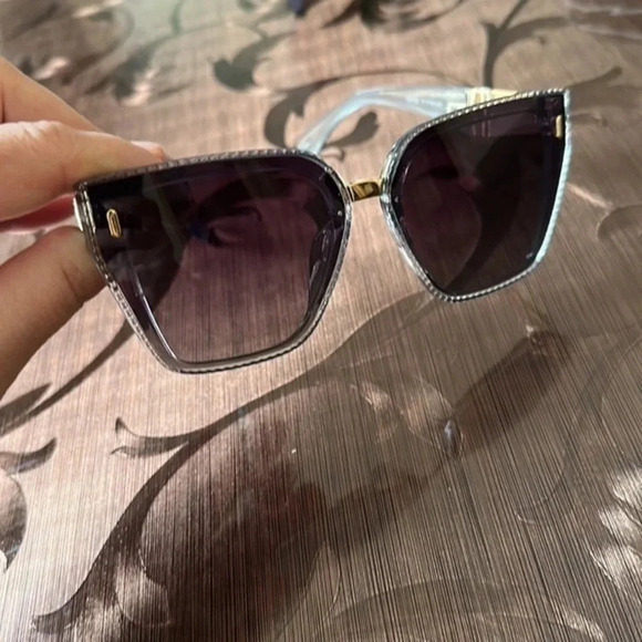Fashion Square Gradient Mirror Sunglasses Women 2023 Retro - Picture 2 of 6